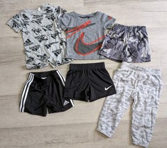 Lot of Baby Boys Pants Shorts Shirts Sz 12 Months Nike Adidas Under Armour