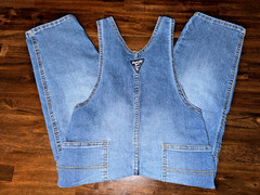 OshKosh B’gosh Toddler 5T Denim Overall Jean Bibs GUC