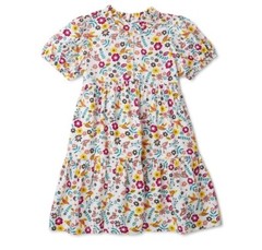 Wonder Nation ~ Ivory w/Multicolored Floral Design ~ Rayon ~ Girls Size 3T Dress