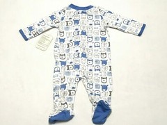 Lamaze Set of 2 100% Organic Baby Boys 6M One-Piece Long Sleeve Footed Sleeper