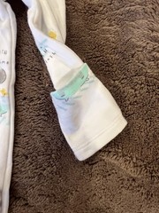 NWT Angel Dear Sz 0/3 Month Bath Time Footie