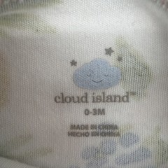 Cloud Island One Piece Toddler Girls 0-3M Floral Multicolor 100% Cotton.#45715