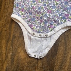 Multicoloured Floral Girls Gap Bodysuit Size 6-12 Month