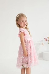 Sinhoon Toddler Girl Tulle Dress Summer Ruffle Sleeveless Casual Dress 12-18 Mon
