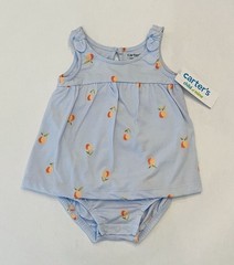 Carters Baby Girl Clothes 12 Months Romper Cute Summer Outfit New