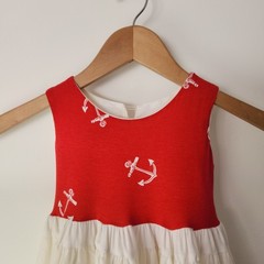 Bogner & Piccolini Toddler Girl Anchor French Linen Dress 18 Months