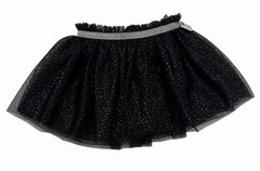 Cat & Jack Girls Tutu Skirt – Black & Silver Sparkle – NWT – Size 18M