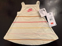 Newborn Baby NIKE SUNDRESS NWT Coconut Milk Color Size 6-9.5lbs. READ DETAILS
