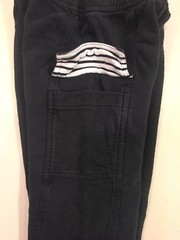 SKYR~Boy Girl 24M~2PC Set~Zip Hoodie Sweatshirt Pants Outfit~Black Stripe~Cotton