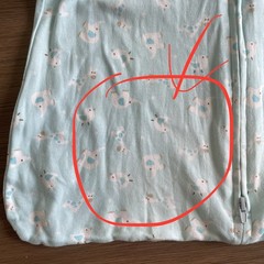 Halo SleepSack Swaddle – Light Blue Baby Pajama Sleep Bag Size S(3-6M)