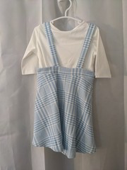 Heart And Arrow 3t Toddler Shirt And Dress Blue Plaid Short Mid Length Sleeve