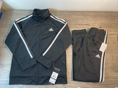 ADIDAS Boy’s Tricot Tracksuit, Jacket/Joggers Outfit, 2-piece set 7Y NEW