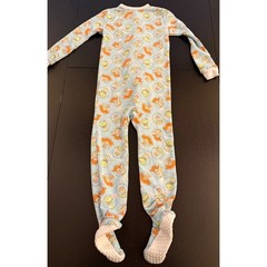 Disney Baby Toy Story Footed Pajama Size 18m Blue Zip-In Long-Sleeve Infant PJ