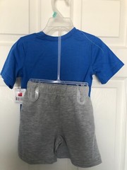 Kidgets TShirt and Short Set – Basketball- Size 2T