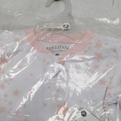 TenderTyme Pink – Pink LS Stars 2 way Zip-Up Footie,9 months, Lot of 2, NWT