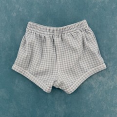 Vintage Disney Baby Blue Gingham Bloomers Newborn Elastic Waist Diaper Cover