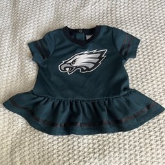 NFL Team Apparel Philadelphia Eagles Newborn Infant Dress 3-6 Months Football