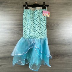 Disney Princess Ariel Mermaid Skirt Dress Up Halloween Costume Cosplay Child 4-6