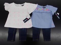 Infant/Toddler Girls Limited Too $40-$42 2pc Blouse/Jean Sets Sz 3/6 Mth. – 4T