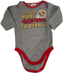 San Francisco 49ers 3-6 Months Baby NFL Team Apparel Onesie Long Sleeve Gerber