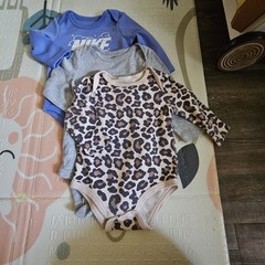 Baby Girl Long Sleeve Bodysuit And Top Bundles 6M