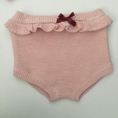 NEW Baby 6-9M Knit Cherry Sweater & Bloomers 3 pc Set Pink | Nicole Miller