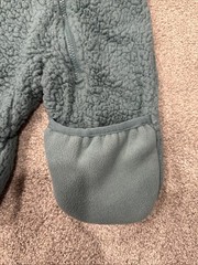 Amazon Essentials Baby Warm Fleece One Piece Size 12M Green