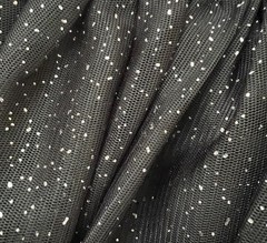 Cat & Jack Girls Tutu Skirt – Black & Silver Sparkle – NWT – Size 18M