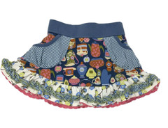 Matilda Jane Girls 2 2T Blue Teapot Flair for the Dramatic Make Believe Skort