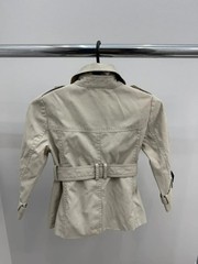 Burberry Kids Double Breasted Nova Check Trench Coat Jacket Size 3Y