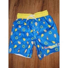 Cocomelon Boys Swim Trunks Size 3T Lined Blue Beach Drawstring