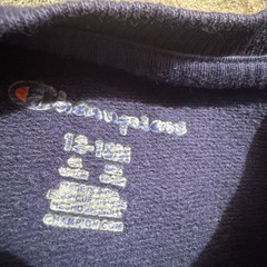 Champion Toddler Sweater 12-18 Months Dark Blue Pullover Activewear Top