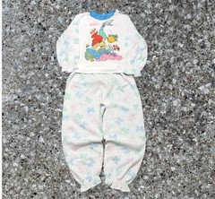Vintage The Little Mermaid 90s Fleece Pajama 2 piece Set Size 3T RARE