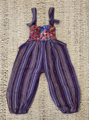 Vintage Guatemalan Child Toddler Overall Jogger 2T Unisex Y2K