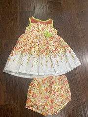 Penelope Mack Floral Sun Tank Dress Girl’s Size 18M