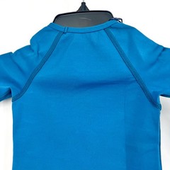 VILEBREQUIN Kid’s Glassy Printed Rashguard Top 3/4 Years Old 6 ANS Paon Blue NWT