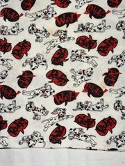 Vintage 101 Dalmatians Disney Turtle Neck Size 2T All Over Print 90s