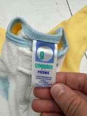 Gymboree White Yellow One Piece Outfit Babies Size Preemie