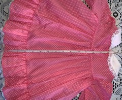 24 Month Polly Flinders Pink Hand-Smocked Baby Dress White Polka Dots Timeless