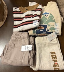 Boys Size 3T Lot Of 2 Shirts/2 Pants *New With Tags Garanimals & Carter’s