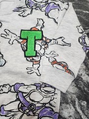 Nickelodeon Teenage Mutant Ninja Turtles Sweatshirt 3T Embroidered T NWOT Turtle
