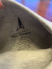 United States Space Force Baby Musk Cotton Bodysuit Size 0-3 Months