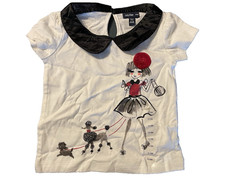 baby Gap NWT Girl 12 18 Mo Satin Collar Top – Diva Girl Walking French Poodles