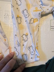 Magnetic Me Lot Size 9-12 Months Footie Pajamas Emerald Black Blue Bear Goose