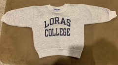 Loras College Champion Light Gray Heather Toddler 24 Month Crew Neck Sweatshirt
