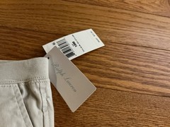 NWT RALPH LAUREN Boy 18M Sand Color Basic Pull Jogger-Elastic Waistband & Cuffs