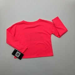 Nike Kids Nike Metallic Logo Long Sleeve Boxy T-Shirt (Toddler/Little Kids) Pink