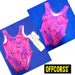 GIRLS 🆕 Offcorss Shirt Swim Sleeveless w/ UV Protection Baby Size 0 To 3 Months