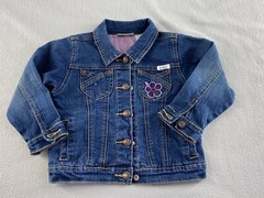 Levi Strauss Signature Demin Jacket Toddler Girls Size 2T Snap Closure