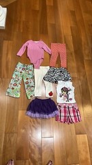 Lot Of Girls Clothes, 8 Pieces, Tops, Shorts, Pants, Size 2T